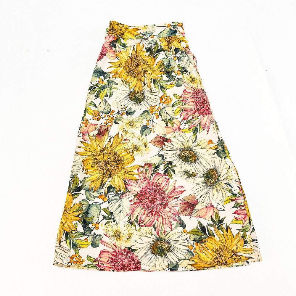 The Crossgrain Patterned Flower Front Button Down… - image 4